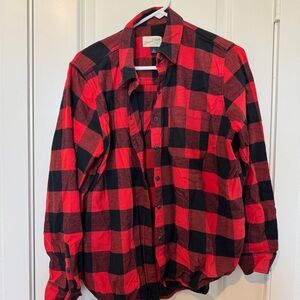 Universal Thread Red and Black Checkered Shirt